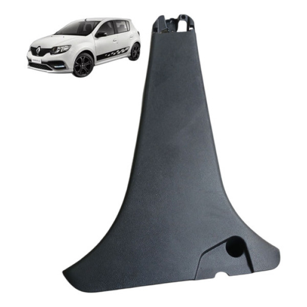 Moldura Coluna Central Direito Sandero 1.0 3cc 2015 2019