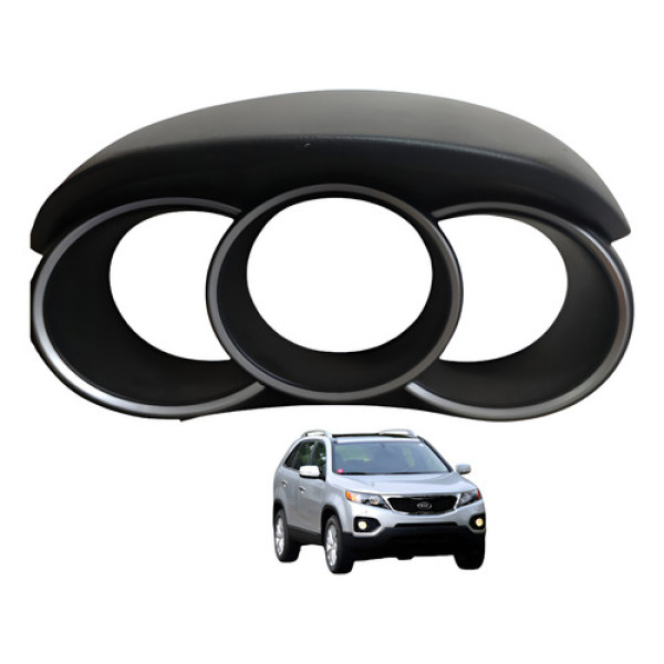 Moldura Painel Instrumentos Kia Sorento 2.4 2011 Auto Preto