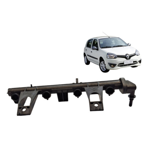 Flauta Bico Injetor Renault Clio 1.0 16v 2014 2016