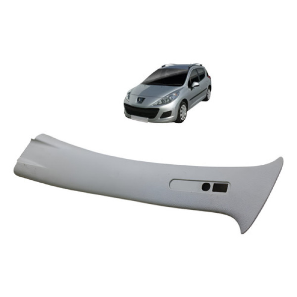 Moldura Central Coluna Esquerda Peugeot Sw 207 1.4 2010 2011