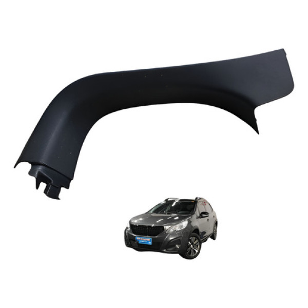 Soleira Interna Porta Peugeot 2020 1.6 16v  2008 Preto