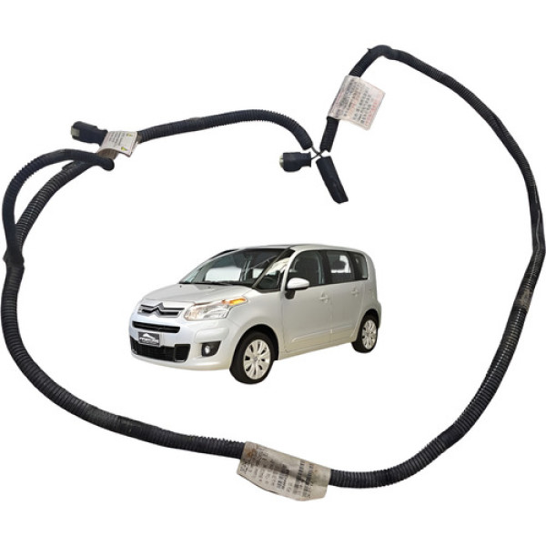 Chicote Parachoque Traseiro Citroen C3 Picasso 1.6 16v 2012