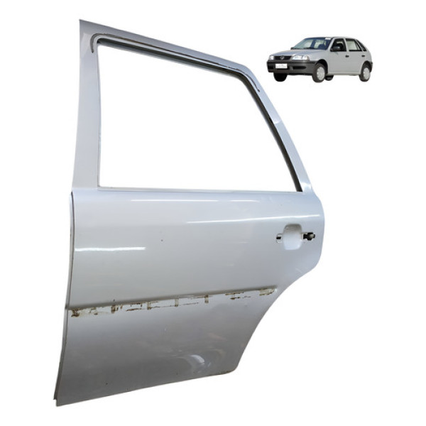 Porta Traseira Esquerda Volkswagen Gol G3 2003 2004 Traseira Esquerda Prata