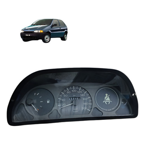 Painel Instrumento Fiat Palio Ed 1.0 2p 1998 1999 Preto