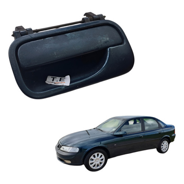 Macaneta Externa Traseira Esquerda Vectra 1997 4p Verde-escuro Traseira