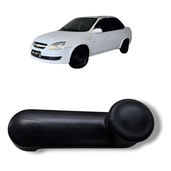 Manivela Vidro Porta Chevrolet Classic 1.0 2011 Preto