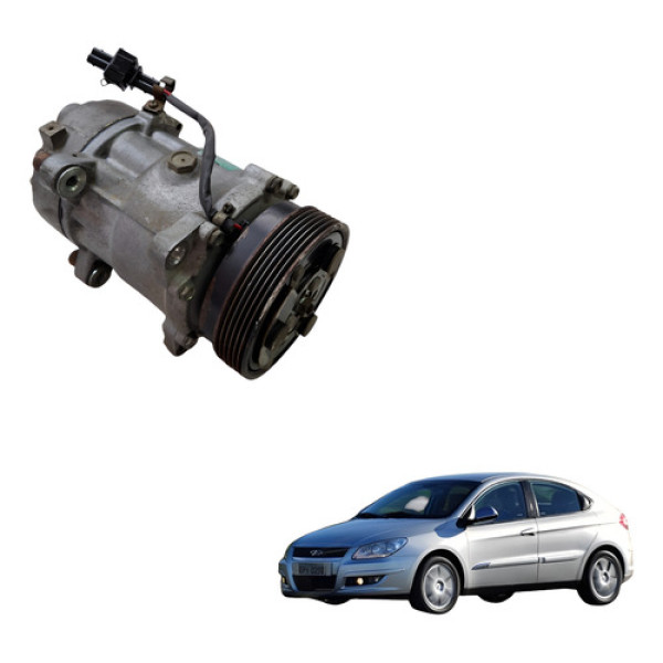Compressor Ar Condicionado Chery Cielo 1.6 16v 2009 2012