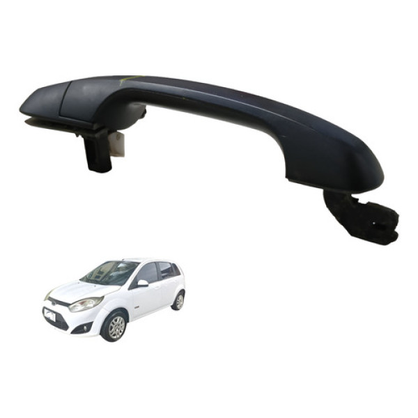 Macaneta Traseira Direita Ford Fiesta 1.6 2011 2012 Preto Traseira