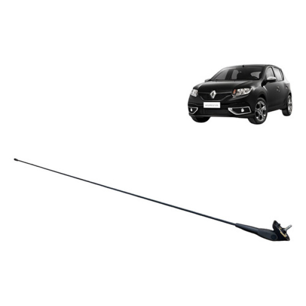 Antena Teto Renault Sandero 1.6 8v 2016 2019 Preto