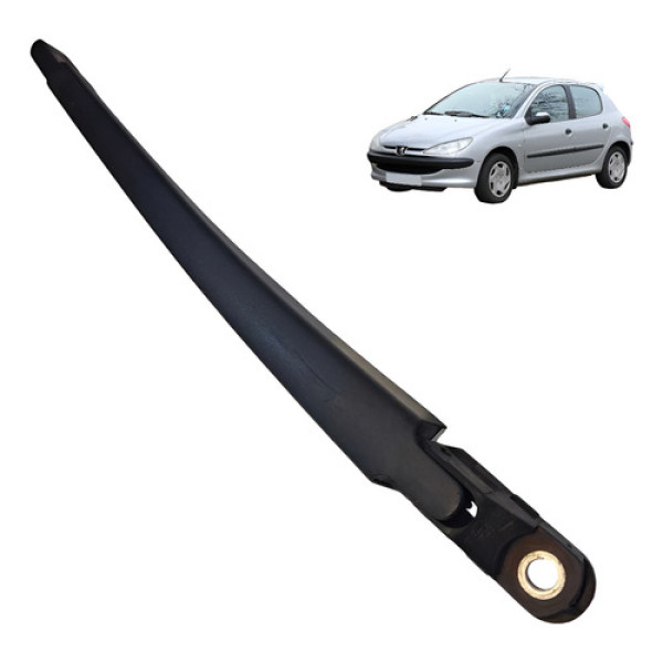 Limpador Traseiro Peugeot 206 1.6 2004 2005 Preto