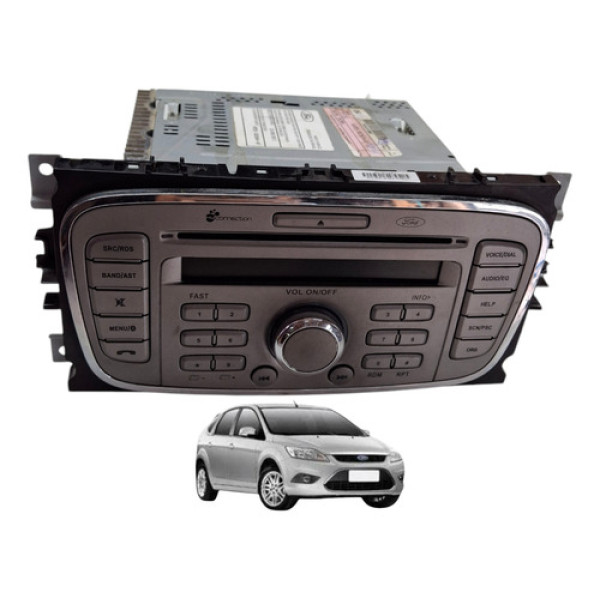 Radio Cd Player Usb Ford Focus 2.0 2011 2012 Flex 16v