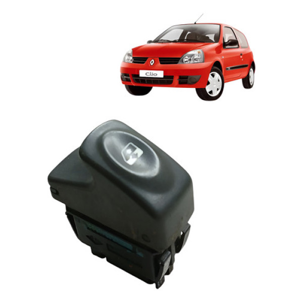 Botao Vidro Eletrica Renault Clio 1.0 16v 2010