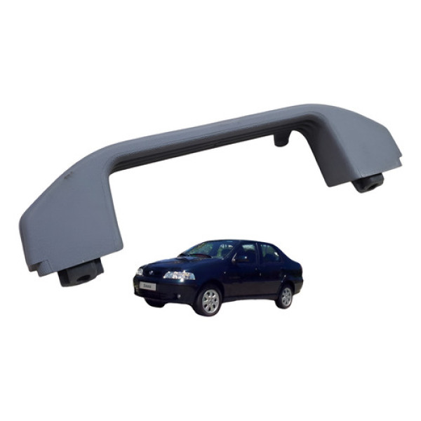 Alca Teto Traseiro Direito Fiat Siena  2003 - Cinza