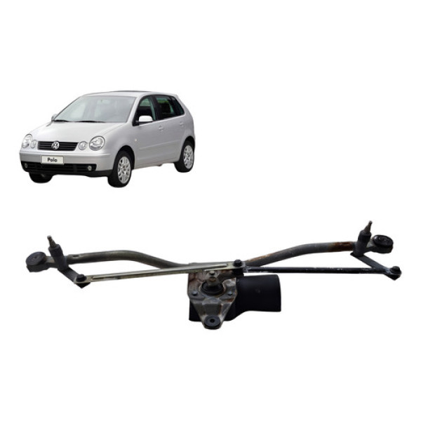 Maquina Limpador Parabrisa Dianteiro Volkswagen Polo 2003