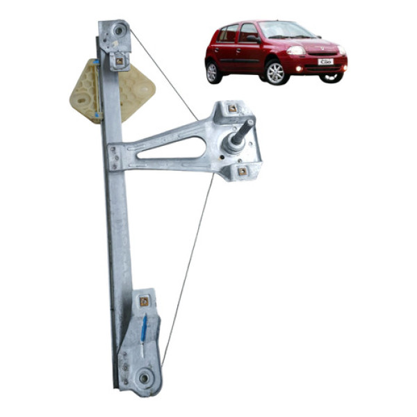 Maquina Vidro Traseira Direita Renault Clio 1.0 2003 2005